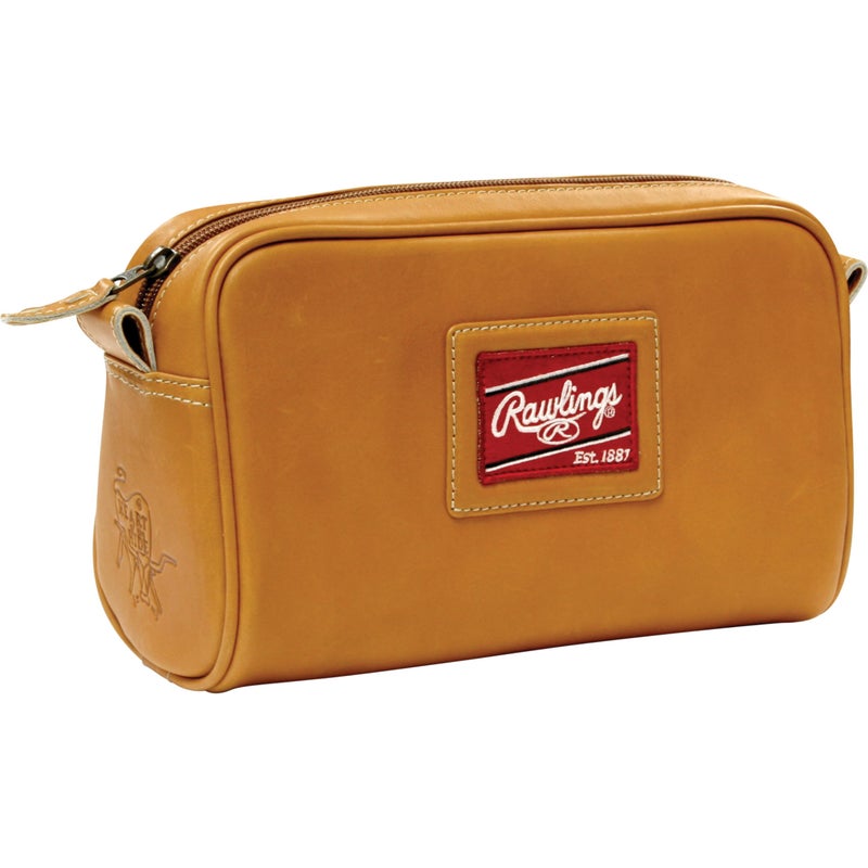 Rawlings | Travel Kit Toiletry Bag Collection | Genuine Leather | Heart of the Hide | Tan | 10" W x 6.5" H x 4" D - Image 1